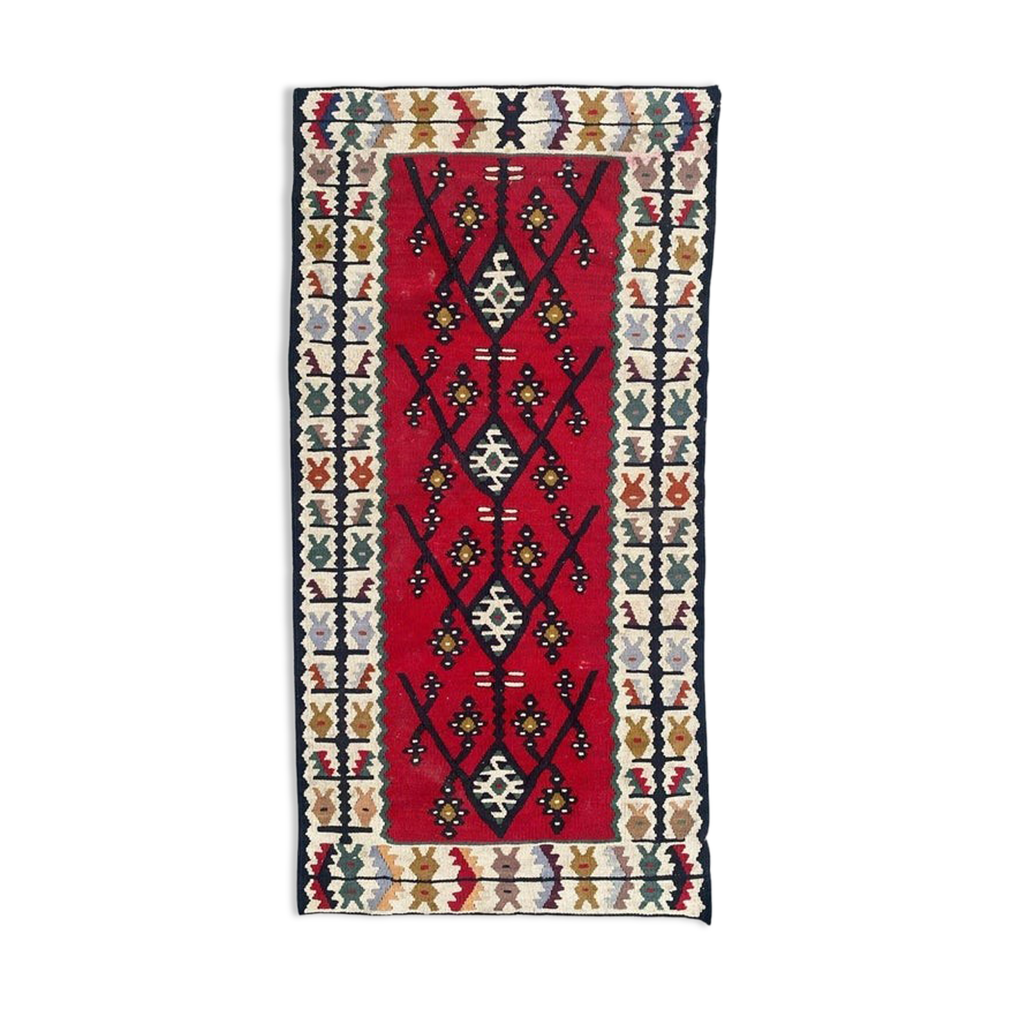 Vintage Turkish Kilim 125x63 cm