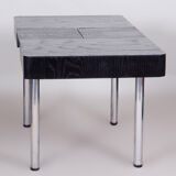 Restored Bauhaus Extendable Dining Table, Oak Veneer, Czechia, 1930s