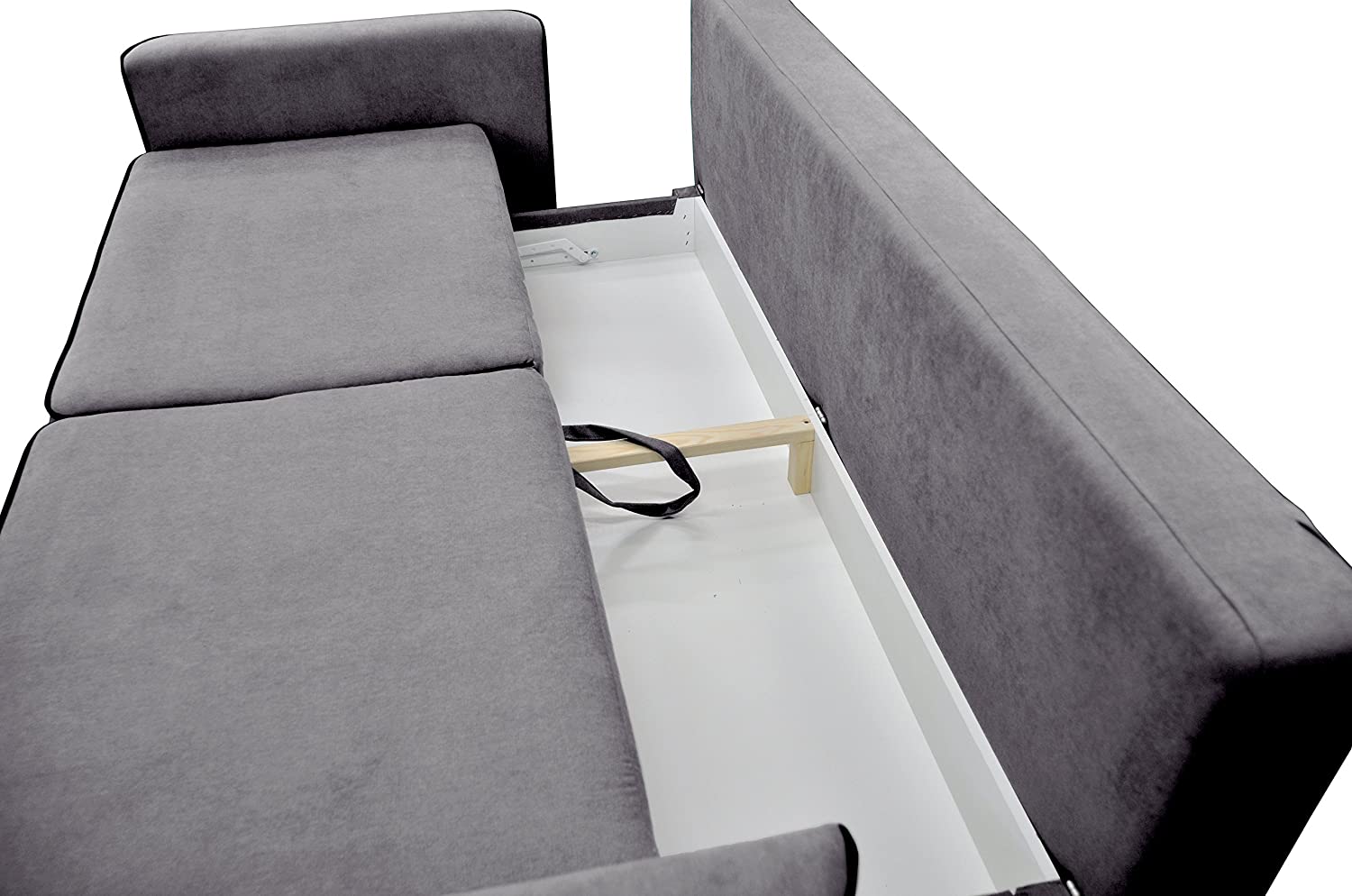Grey sofa bed