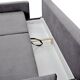 Canapé convertible gris
