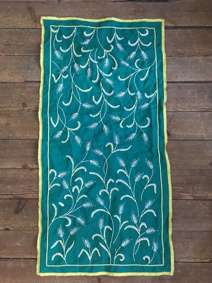 Ancient embroidered fabric