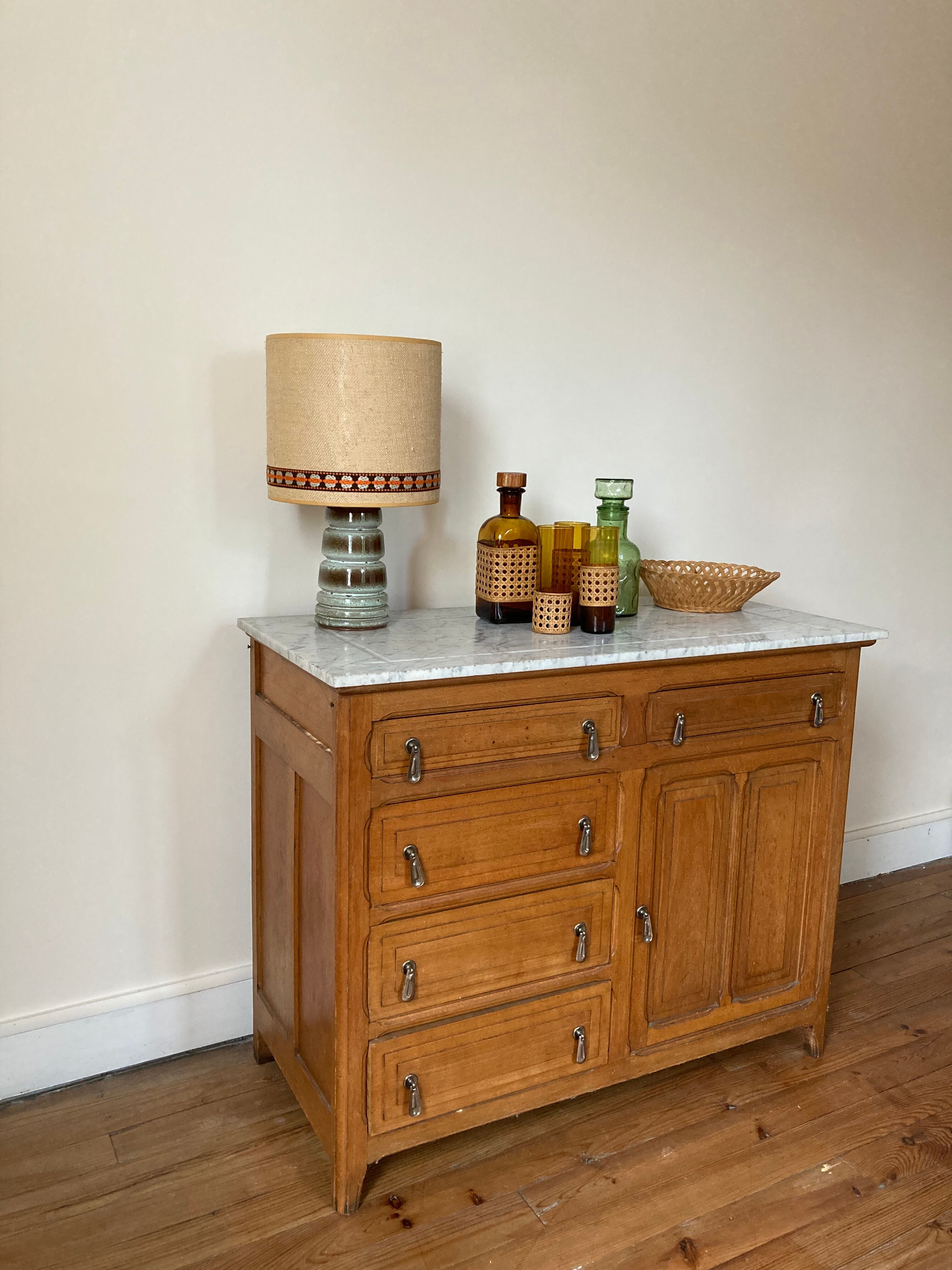 Stoneware brutality lamp