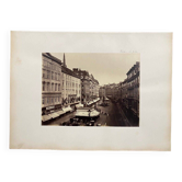 Photo Vienne - Le Graben XIXe albumine carton contrecollé