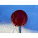 Vintage red metal pendant light