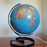 Globe terrestre lumineux 1970