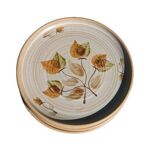 5 dinner plates and 5 small plates Niderviller model Doria