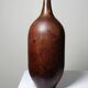 Large decorative metal vase/potiche in a minimalist vintage design