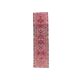Pink Turkish Hand-Knotted Runner 86x317