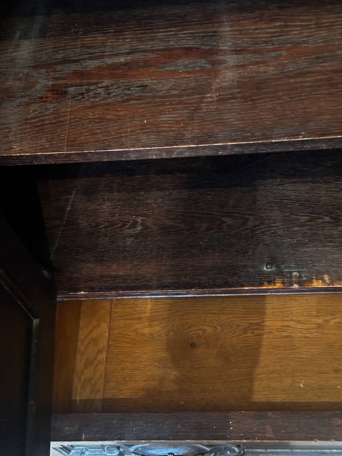 Large Renaissance Style Library Solid Oak 19th Century