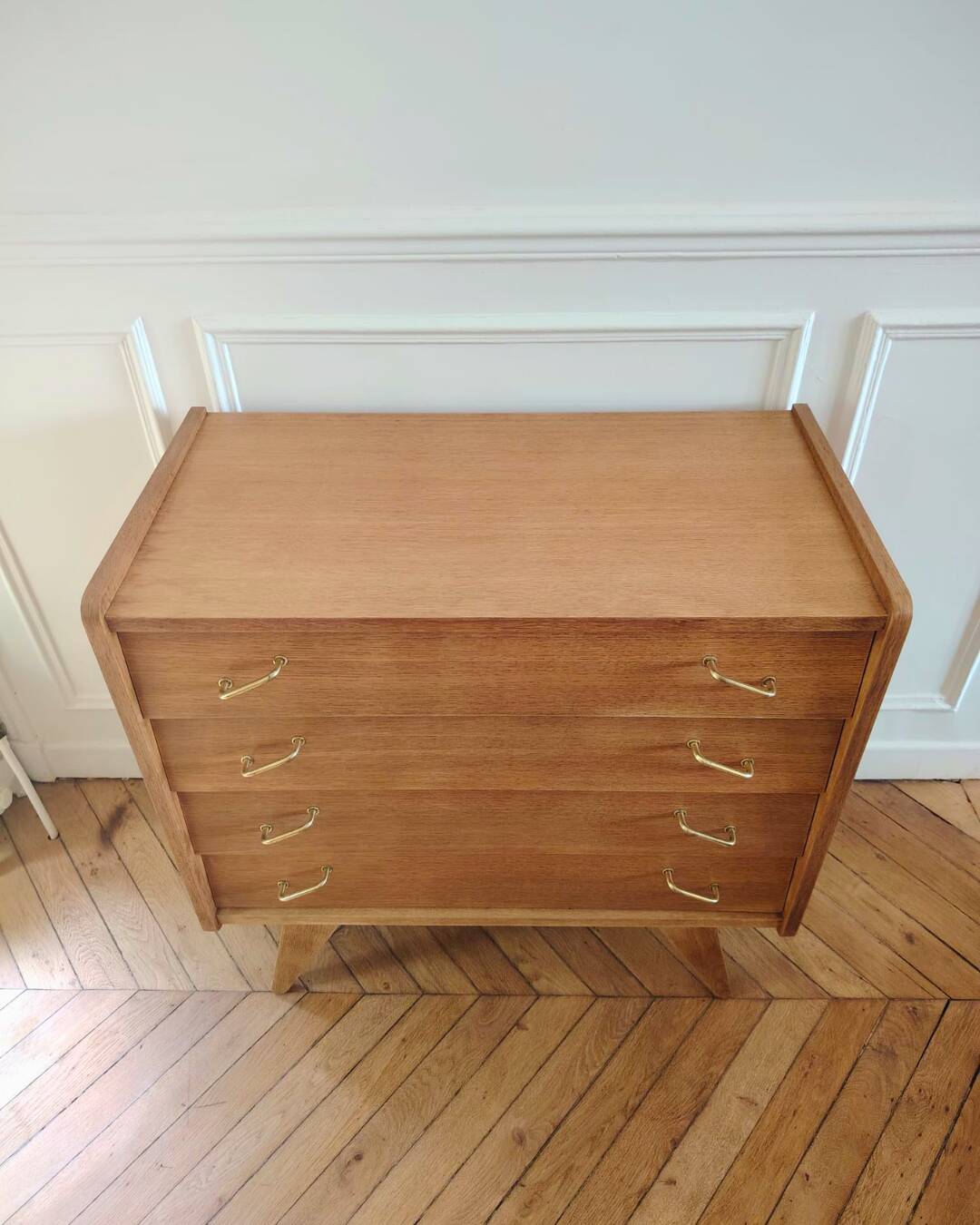 Commode rénovée de style scandinave, années 50-60