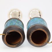 Paire de lampes de table Aldo Londi pour Bitossi Suède 1960 Signée
