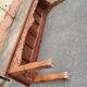 Console en teck massif