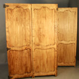 4 Vantaux Screen In Merisier Style Louis XV double-sided