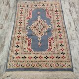 Handmade wool and silk Persian rug