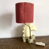 Alabaster horse head lamp, Italy