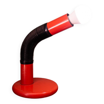 Lampe de table Orange Elbow par E. Bellini pour Targetti Sankey, Italie, 70's