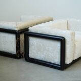 1973 “Cornaro” Sofa & Armchair Set by Carlo Scarpa for Simon