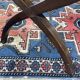 English marquetry coffee table, 1950s