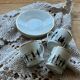 Limoges porcelain coffee cups / Wink to Mr. Silhouette Étienne