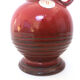 Red Keramik vase 1970