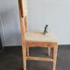 Set of 5 vintage wooden chairs