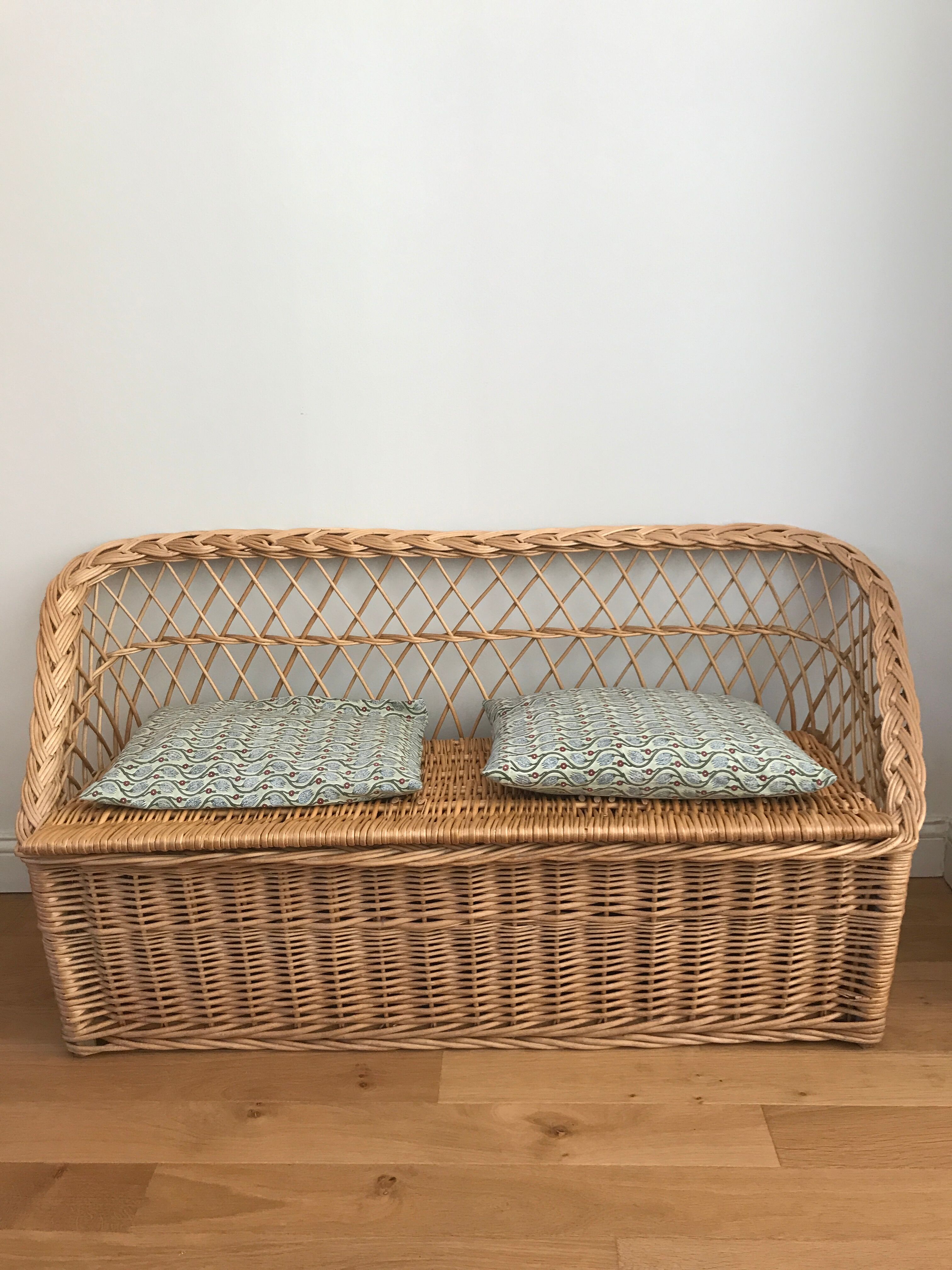 Rattan bench
