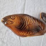 French ceramic dinnerware and plates set sarraguemines 1970s