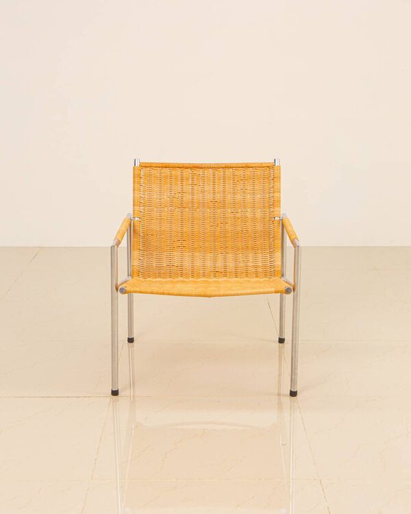 Fauteuil ''SZ02'' osier par Martin Visser pour Spectrum 80's