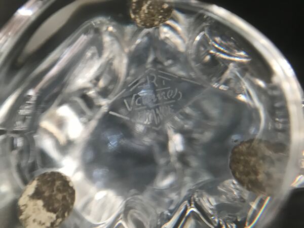 1336 Cristallerie de Vannes Le Châtel (1765-2018) - Paire de chandeliers - Cristal