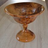 Coupe sur pied en bois d'olivier