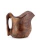 Decorative wooden pitcher signed Falcon Spain, 60s