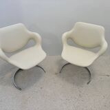 Euro Steel Furniture Idée 2000 Table and Chairs Set Boris Tabacoff