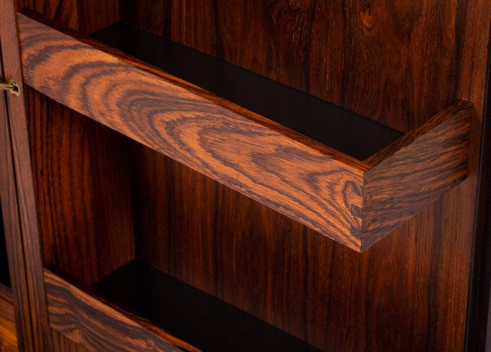 CFC Silkeborg Rolling Bar Cabinet in Rosewood