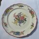4 flat plates in Villeroy & Boch earthenware model flowers of Montclair diam 25 cm