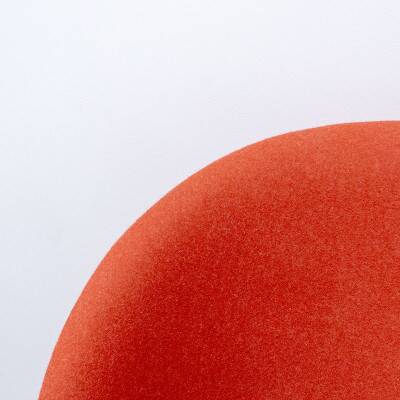 Fauteuil lounge Hyg Lounge rouge Normann Copenhagen