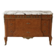 Neoclassical commode in Louis XVI style – marquetry, bronze & marble