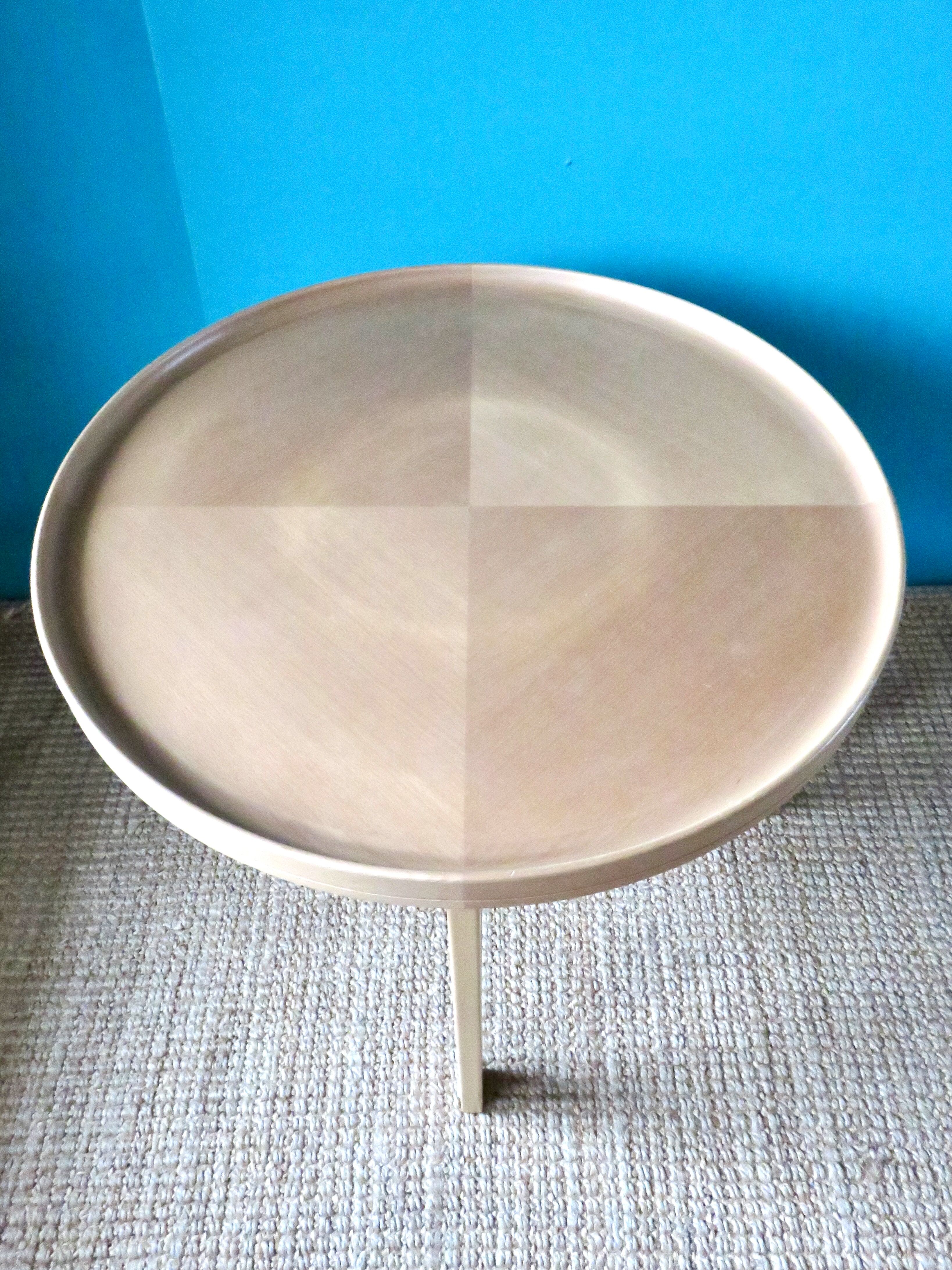 Cabinetmaker's coffee table in solid maple. Denmark 1990