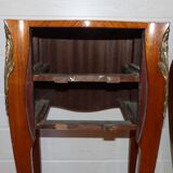 Commode et table de chevet en bois de rose