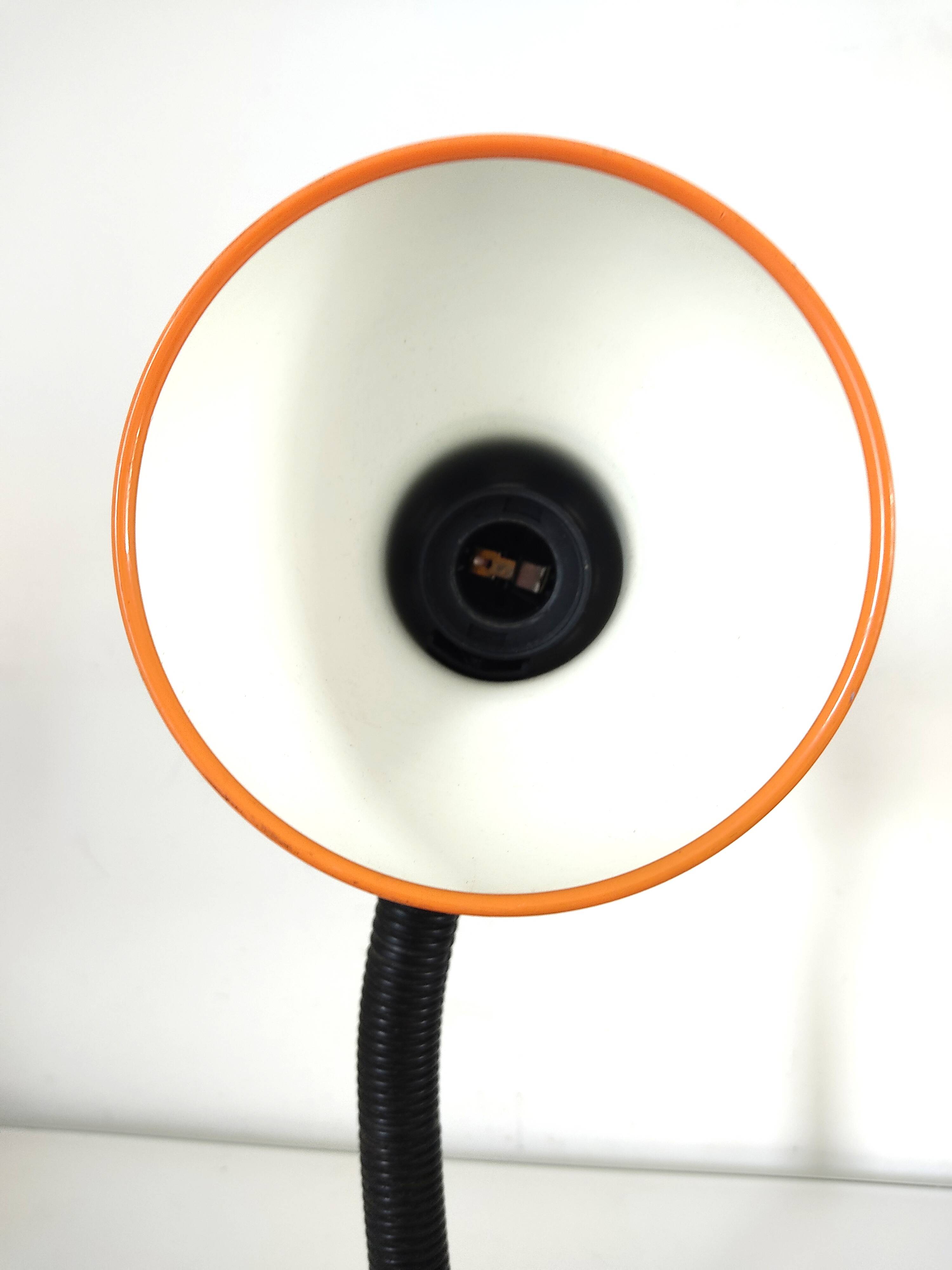 Vintage orange desk lamp