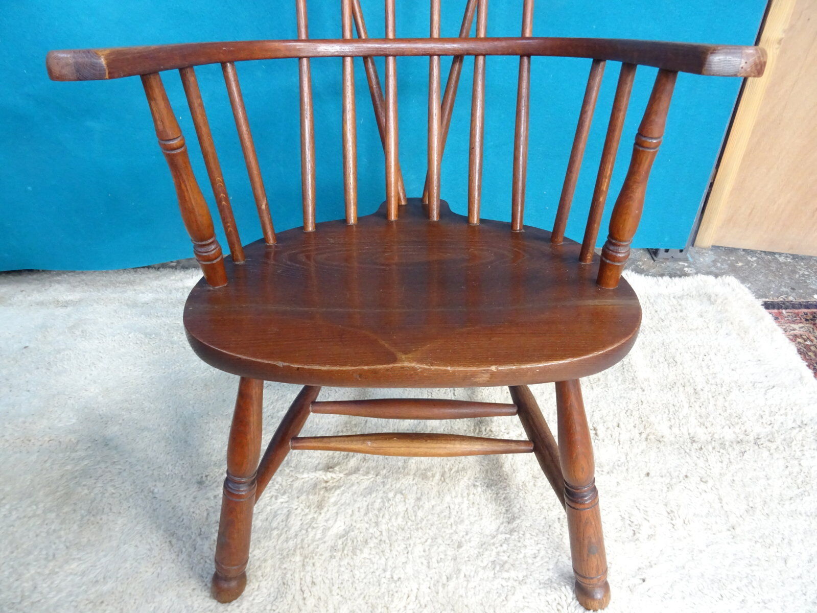 Pair of Scandinavian fan armchairs