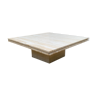 Travertine coffee table 115x115 cm