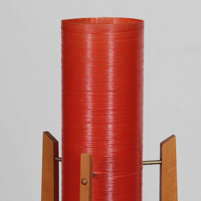 Fiberglass floor lamp produced by Novoplast, 1970