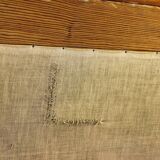 Unique Biedermeier sofa in original fabric and walnut veneer, Vienna, Austria circa 1825