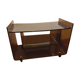 TV stand 70s smoked plexiglass
