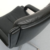 1970s leather swivel chair from geoffrey hartcourt for artifort