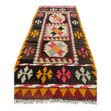 Ancien chemin de kilim étroit turc 122x51 cm shabby chic, kelim vintage