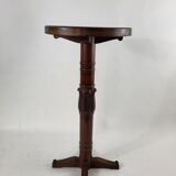 Fifth wheel / art deco wooden pedestal table