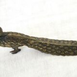 Brass peacock