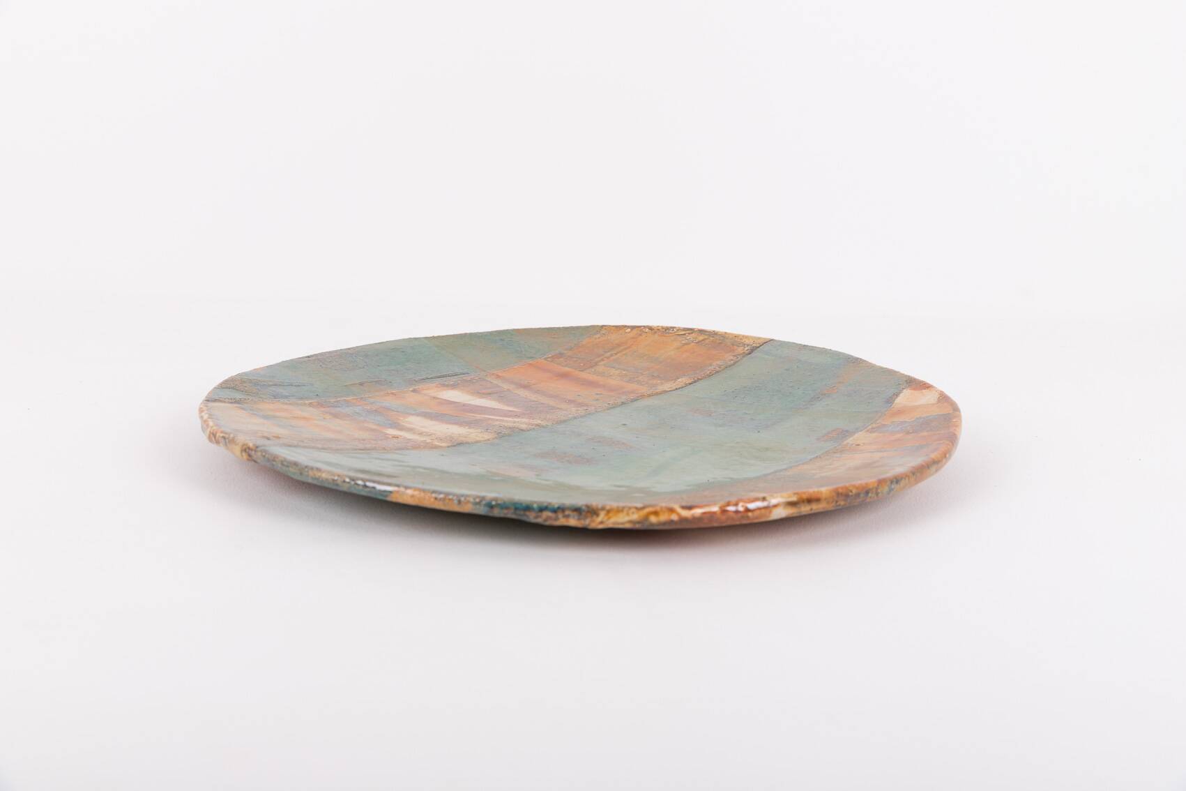 Unique Sicilian ceramic dish plate
