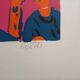 Numbered and signed lithograph by Paul Crotto "Interior View"